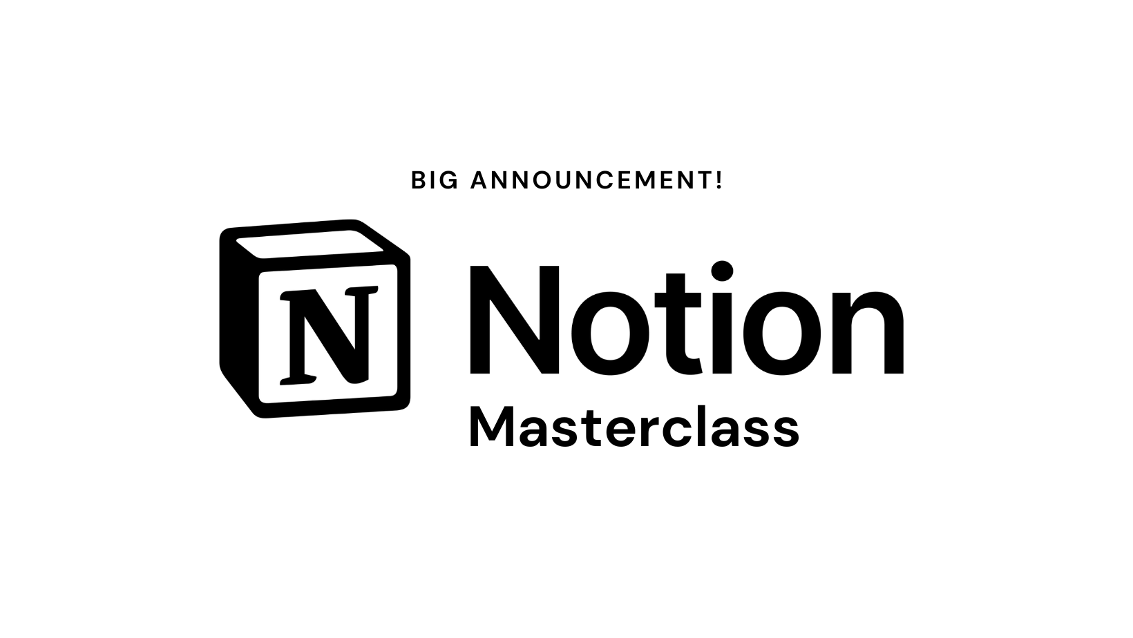 Introducing the Notion Masterclass: Unleash Your Productivity Potential!